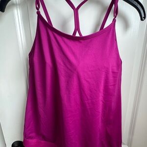 Women's Pink Strappy Top